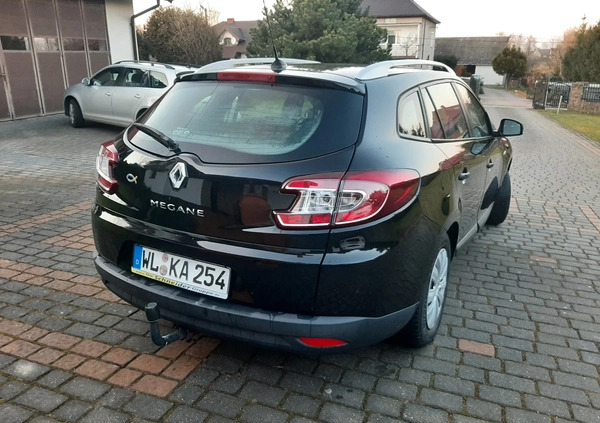 Renault Megane cena 29600 przebieg: 124000, rok produkcji 2012 z Kuźnia Raciborska małe 497